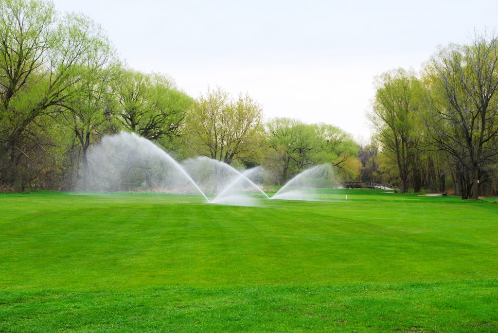 Moisture management improves on professional turf giving you a better green